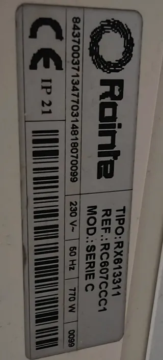 Radiador Eléctrico Rointe Blanco