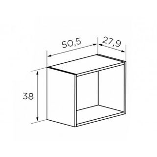 Mueble Juvenil Aiko Marrón/Blanco