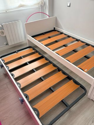 Cama nido blanca 200x100 cm