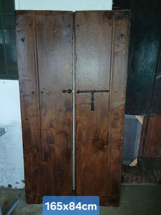 Puertas de castaño antiguas