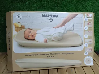 Nattou Cambiador de suave espuma de PU, 50x70 cm