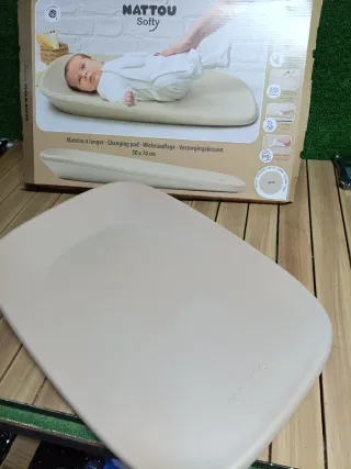 Nattou Cambiador de suave espuma de PU, 50x70 cm