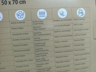 Nattou Cambiador de suave espuma de PU, 50x70 cm