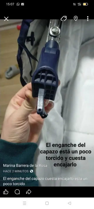 Carro Bebecar con capazo y sillita