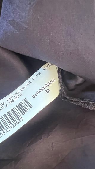 Camisón seda Zara Home azul marino