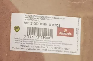 Conjunto de dos portafotos