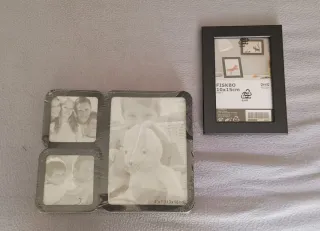 Conjunto de dos portafotos