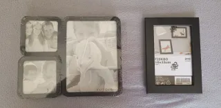 Conjunto de dos portafotos