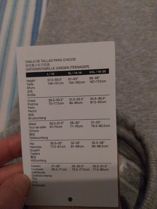 Pantalón The North Face Gris Talla XL