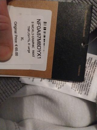 Pantalón The North Face Gris Talla XL