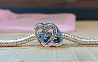 Charm | Doble Corazón Entrelazados