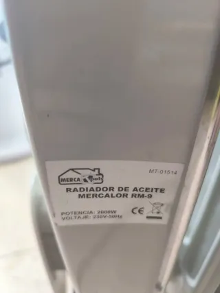 Calentador de aceite eléctrico