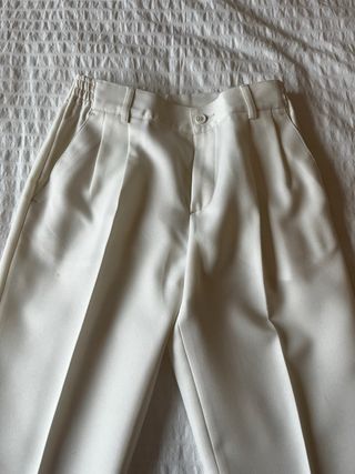 Traje de Comunión Niño color hueso.