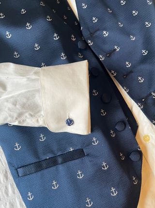 Traje de Comunión Niño color hueso.