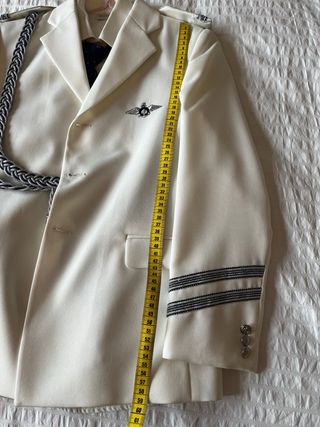 Traje de Comunión Niño color hueso.