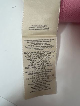 Berretto invernale Gucci bambina rosa