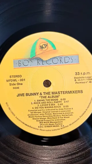 Vinilo Jive Bunny & The Mastermixers - 1989