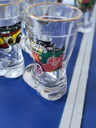 Lotto di 17 Bicchieri Vintage a forma di Stivale