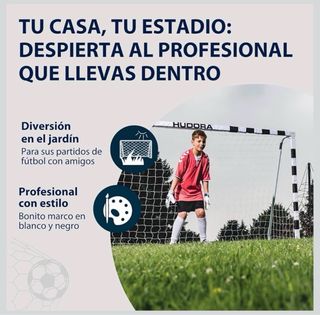 Portería Fútbol HUDORA Stadion 300x90x160cm