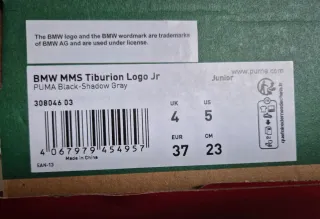 Sapatilhas Puma BMW MMS Tiburion Logo Jr Novas