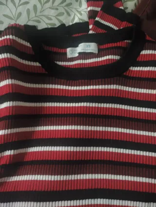 Lote jersey rayas y pantalón campana (34)