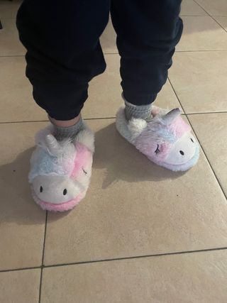 Ciabattine unicorno bimbo 24/25