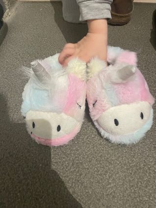 Ciabattine unicorno bimbo 24/25