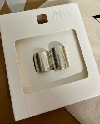 Anillo Doble Metálico Zara