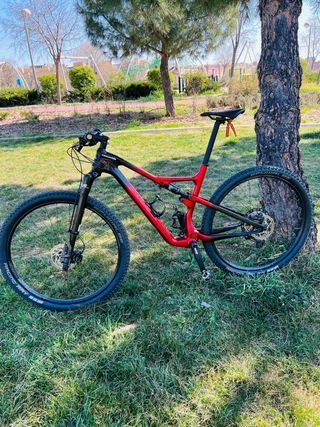 Bicicleta Montaña Cannondale Roja, talla L