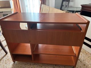 Mesa escritorio ordenador con ruedas