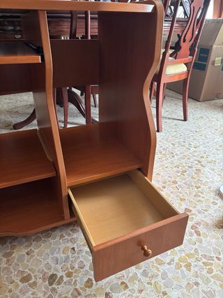 Mesa escritorio ordenador con ruedas