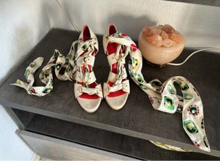 Sandalias Moschino Vintage Multicolor