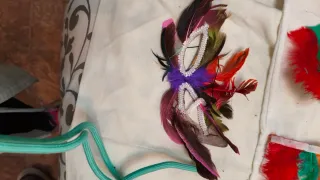 Máscaras disfraz carnaval.Rojo,cebra, multicolor.