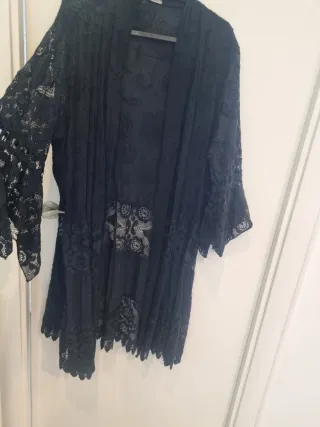 Kimono negro talla única