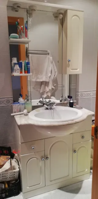 Mueble baño lavabo espejo