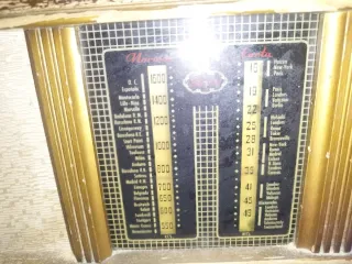 Radio Antigua Válvulas Madera