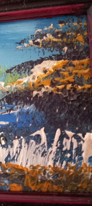 Pequeño cuadro óleo