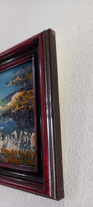 Pequeño cuadro óleo