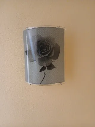 Lámpara de pared plafón diseño rosa