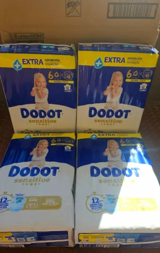 164 Pañales Dodot Sensitive T6+(4x41)