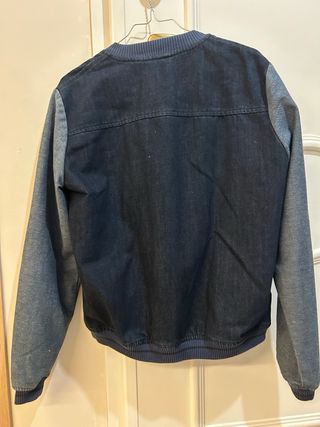 Chaqueta vaquera bomber azul XL