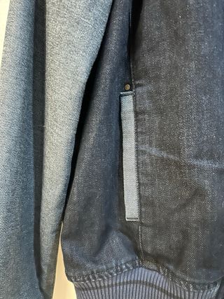 Chaqueta vaquera bomber azul XL