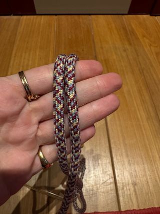 Funda Samsung S10 transparente con Cuerda colorida