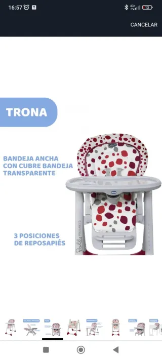 Trona Chicco Polly Progress