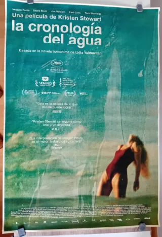 Póster La cronología del agua Kristen Stewart