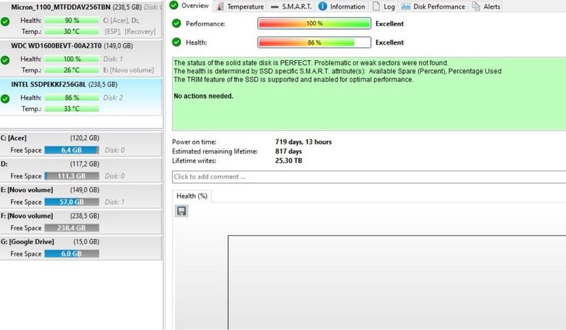 SSD Intel 256GB NVMe M.2 2280 afbeelding 3