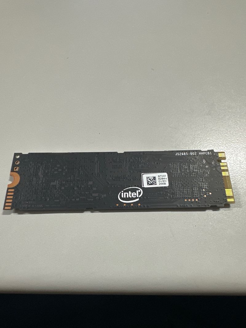 SSD Intel 256GB NVMe M.2 2280 afbeelding 2