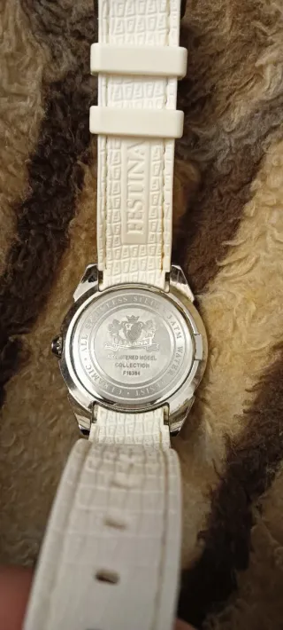 Reloj Festina F16394 Plata y Blanco