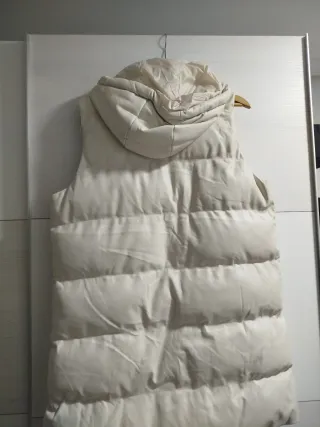 Chaleco acolchado mujer beige XL