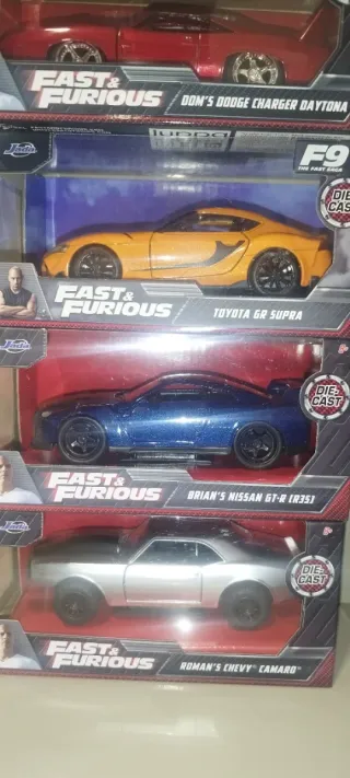 Coches 1:32 Fast & Furious a todo gas